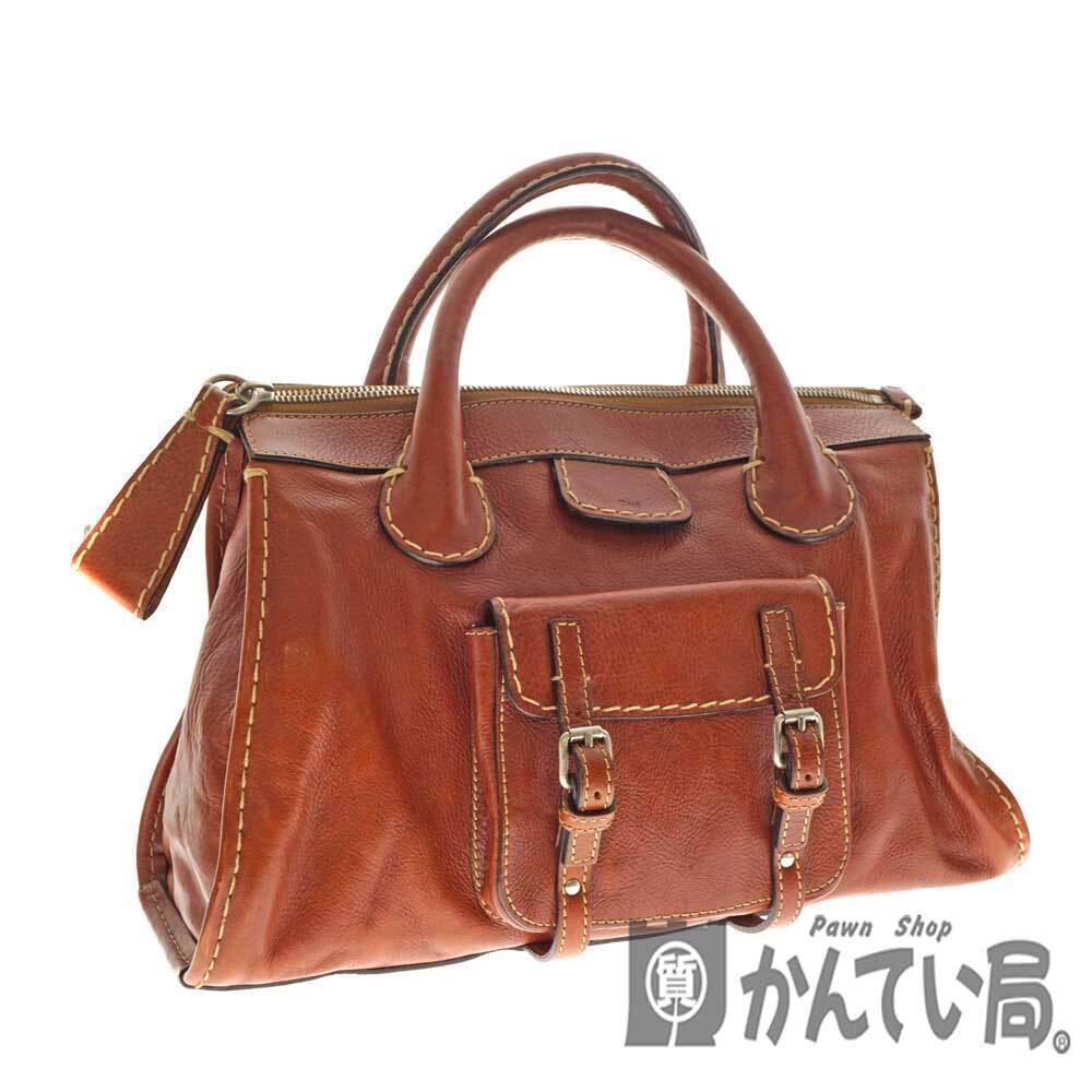 Chloe Edith handbag brown leather by